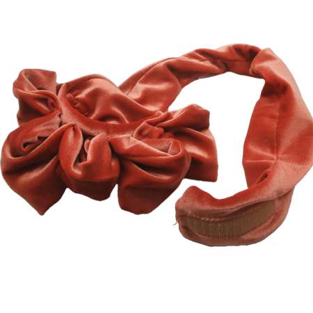 Vintage style copper velvet turban